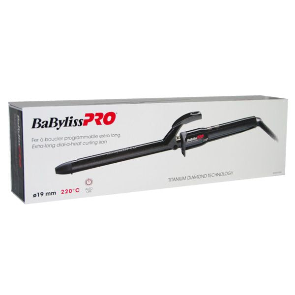 Плойка щипцы для волос Babyliss EXTRA LONG TITANIUM DIAMOND TECHNOLOGY
